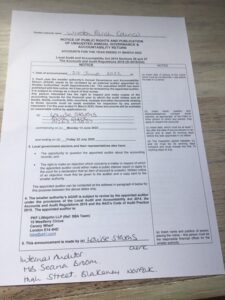Notice of Public Rights